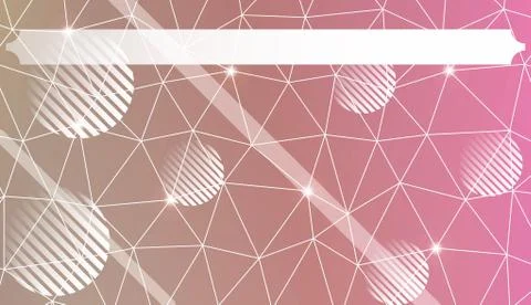 Decorative pattern with polygonal pattern with triangles style. Decorative de イラスト素材