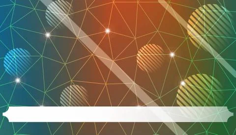 Decorative pattern with polygonal pattern with triangles style. Decorative de 스톡 일러스트