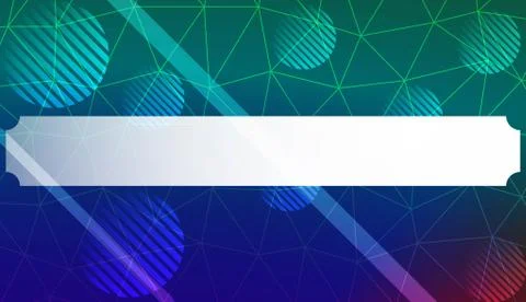 Decorative pattern with polygonal triangles style. line. circle. Background f Stock Illustration