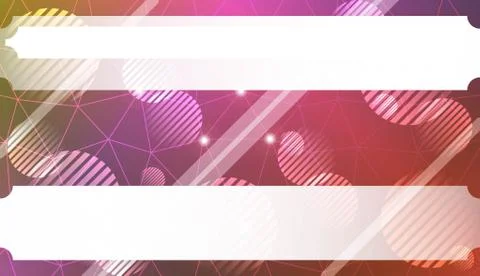 Decorative pattern with polygonal triangles style. line. circle. Background f 스톡 일러스트