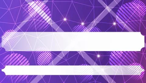 Decorative pattern with polygonal triangles style. line. circle. Background f Stock Illustration