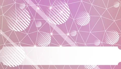 Decorative pattern with polygonal triangles style. line. circle. Background f Stock Illustration