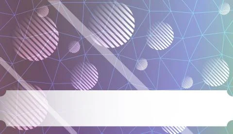 Decorative pattern with polygonal triangles style. line. circle. Background f Illustrazione stock