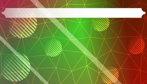 Decorative pattern with polygonal triangles style. line. circle. Background f Stock Illustration