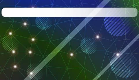 Decorative pattern with triangles, line, circle, space for text style. Decora Illustrazione stock