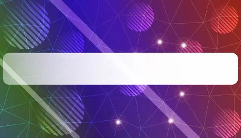 Decorative pattern with triangles, line, circle, space for text style. For yo Illustrazione stock