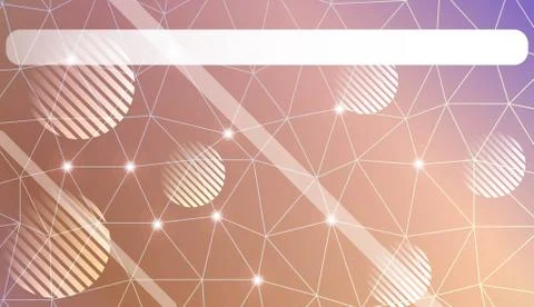 Decorative pattern with triangles, line, circle, space for text style. For yo 스톡 일러스트