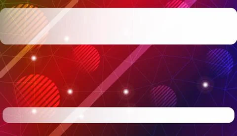 Decorative pattern with triangles, line, circle, space for text style. Decora Stock Illustration