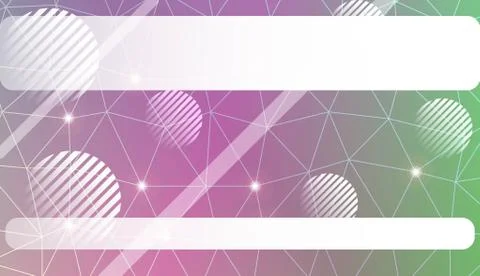 Decorative pattern with triangles, line, circle, space for text style. For te イラスト素材