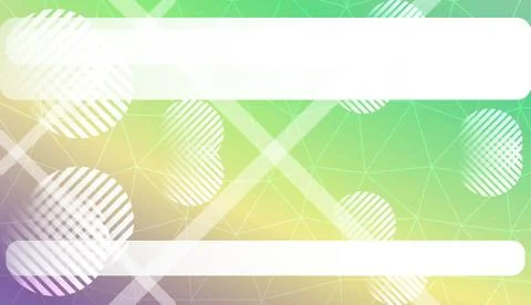 Decorative pattern with triangles, line, circle, space for text style. Decora Stock Illustration