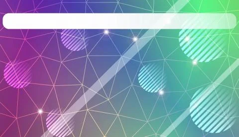 Decorative pattern with triangles, line, circle, space for text style. For yo Stock Illustration