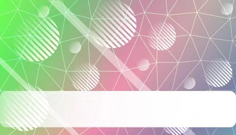 Decorative pattern with triangles, line, circle, space for text style. For yo 库存插图