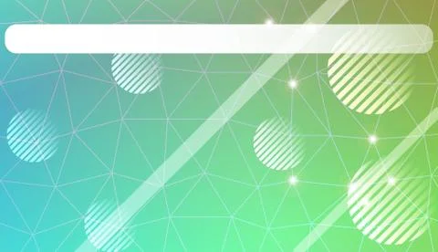 Decorative pattern with triangles, line, circle, space for text style. Decora Illustrazione stock