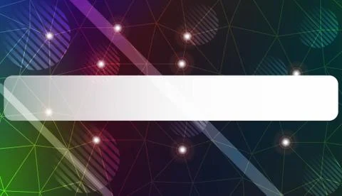 Decorative pattern with triangles, line, circle, space for text style. For te Stock Illustration