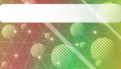 Decorative pattern with triangles, line, circle, space for text style. For yo Stock Illustration