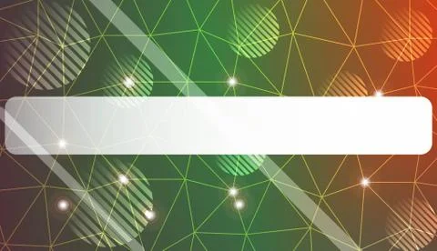 Decorative pattern with triangles, line, circle, space for text style. For te 스톡 일러스트