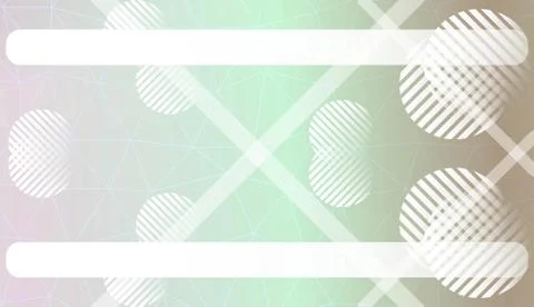 Decorative pattern with triangles, line, circle, space for text style. For yo Stock Illustration