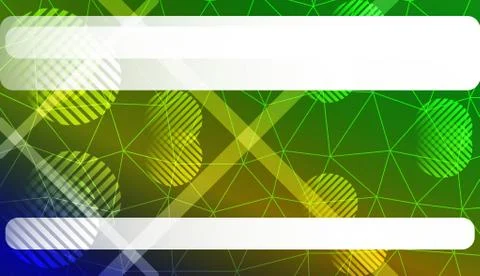 Decorative pattern with triangles, line, circle, space for text style. For te Stock Illustration