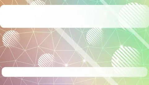 Decorative pattern with triangles, line, circle, space for text style. For te Stock Illustration