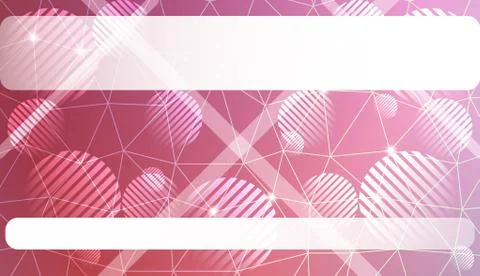 Decorative pattern with triangles, line, circle, space for text style. For te Stock Illustration