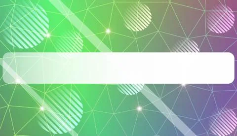 Decorative pattern with triangles, line, circle, space for text style. For yo Illustrazione stock