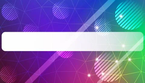 Decorative pattern with triangles, line, circle, space for text style. For yo Stock Illustration