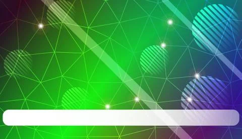 Decorative pattern with triangles, line, circle, space for text style. Decora 库存插图