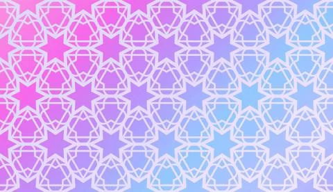 Decorative Pattern With Triangles Style. Blurred Gradient Background. Bright  스톡 일러스트