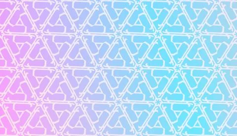 Decorative Pattern With Triangles Style. Blurred Gradient Background. Bright  스톡 일러스트
