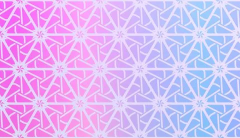 Decorative Pattern With Triangles Style. Blurred Gradient Background. Bright  Stock Illustration