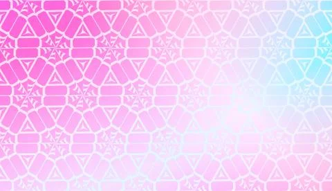 Decorative Pattern With Triangles Style. Blurred Gradient Background. Bright  Illustrazione stock