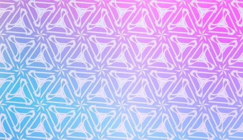 Decorative Pattern With Triangles Style. Blurred Gradient Background. Bright  Illustrazione stock