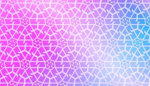 Decorative Pattern With Triangles Style. Blurred Gradient Background. Bright  Illustrazione stock