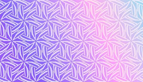 Decorative Pattern With Triangles Style. Blurred Gradient Background. Bright  イラスト素材