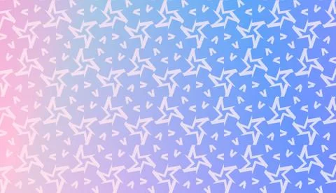 Decorative Pattern With Triangles Style. Blurred Gradient Background. Bright  Illustrazione stock