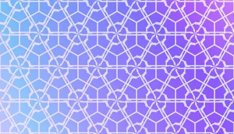 Decorative Pattern With Triangles Style. Blurred Gradient Background. Bright  Illustrazione stock