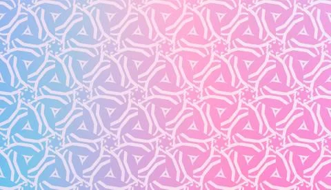 Decorative Pattern With Triangles Style. Blurred Gradient Background. Bright  Illustrazione stock