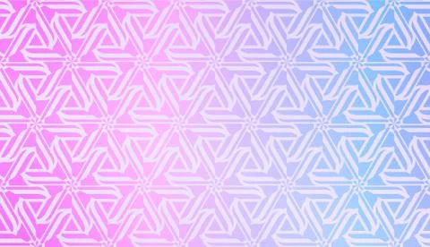 Decorative Pattern With Triangles Style. Blurred Gradient Background. Bright  Stock Illustration