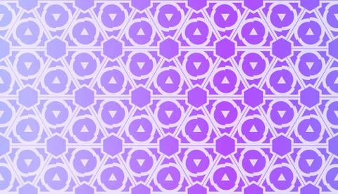 Decorative Pattern With Triangles Style. Blurred Gradient Background. Bright  스톡 일러스트