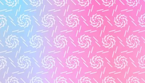 Decorative Pattern With Triangles Style. Blurred Gradient Background. Bright  Stock Illustration