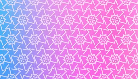 Decorative Pattern With Triangles Style. Blurred Gradient Background. Bright  스톡 일러스트