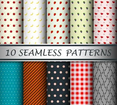 Decorative patterns collection 스톡 일러스트