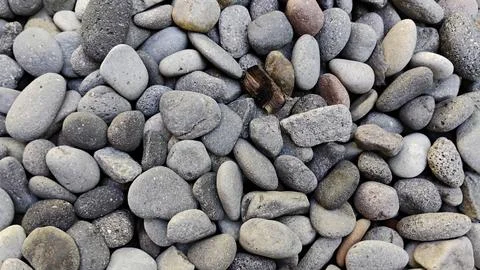 Decorative Pebbles stone pattern for 3d texture rendering Stock Photos