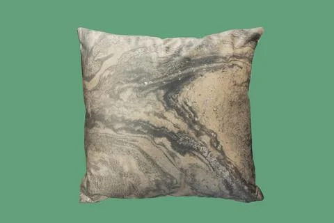 Decorative pillow with abstract pattern. Foto stock