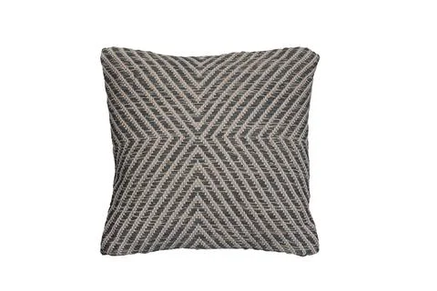 Decorative pillow with geometric pattern Stock Photos
