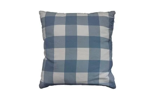 Decorative pillow with geometric pattern Stock Photos