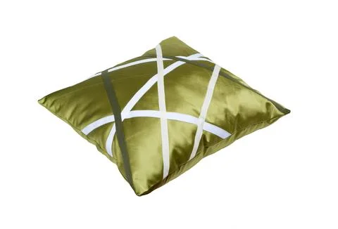 Decorative pillow on white. Stock Photos