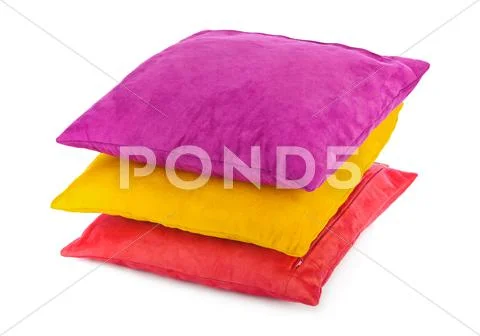 Decorative pillows Stock Photos