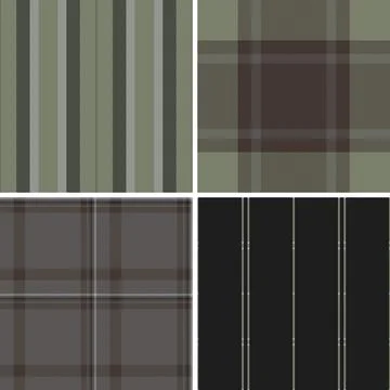 Decorative plaid bundle built for cards and planners. Suitable for invitation Stock Illustration