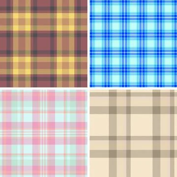 Decorative plaid bundle built for Halloween decor products. Suitable for prin Stock Illustration